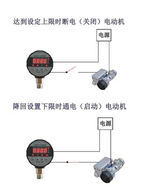 真空泵控制器配件自动可调KwPa吸盘抽气机正负压力表电子负压开关