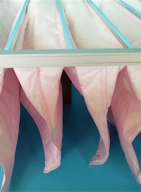 速发中效袋式过滤合F6Fo7Fx8F9复器静电尘袋式空调防棉铝框镀锌框