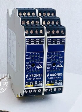 原装KRONES克朗斯安全继电器 0-901-34-436-5 0-901-34-448-6
