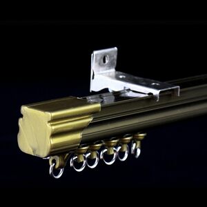 叶语香澜新款窗帘轨道静音直轨滑轨导轨窗帘罗马杆轨道单轨双轨