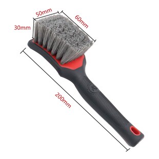 DF同款轮胎刷地毯刷硬毛省力舒适握感深度清洁汽美店专用汽车刷子
