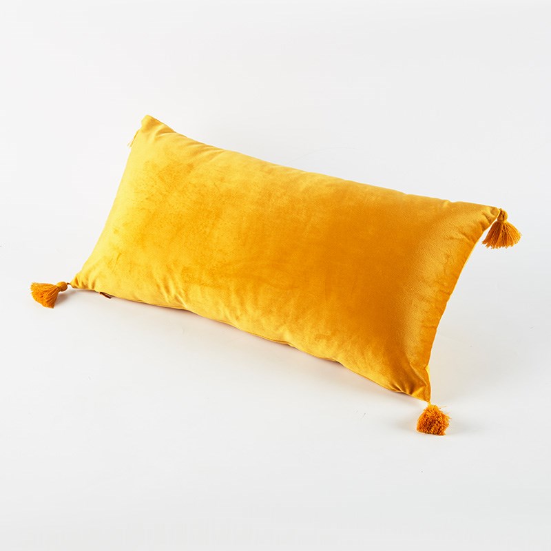 NITORI宜得利家居 家用沙发靠枕办公室靠背长方T形枕头腰枕 雪伊