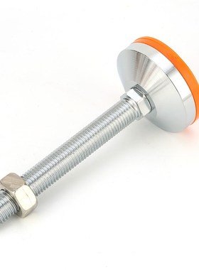 无孔D100橙色防滑调整脚防震重型调节脚设备支撑脚m16m20m24