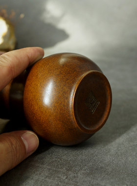 苏工手工铜创意花瓶梅瓶打篆工具盛器茶道香道博古架书房礼佛摆件