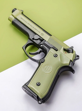 KUBLAI库拜莱N10软弹枪伯莱塔m92F全自动连发成人金属玩具枪快拆