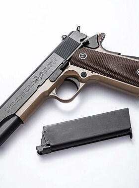 KUBLAI库拜莱N4新版金滑柯尔特1911软弹枪成人金属品牌玩具可发射