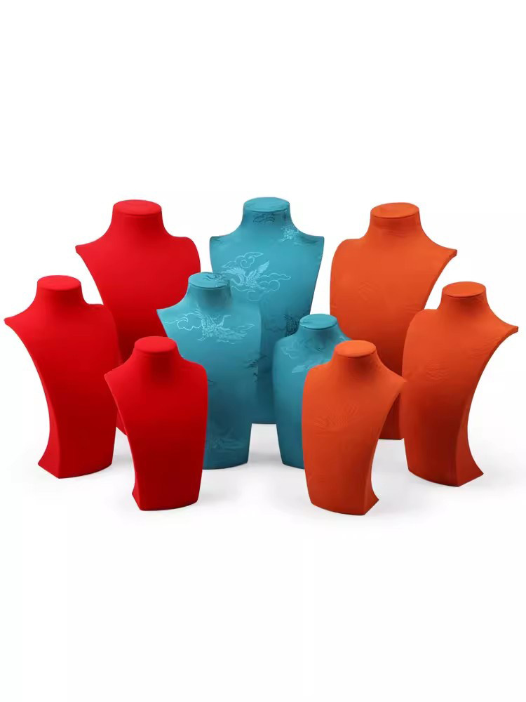 人像模特首饰黄金挂件立式陈列