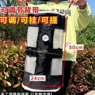 新款便携式地蜂笼马蜂笼轻薄钢丝Y网面收马蜂胡蜂黑布收马蜂袋子o