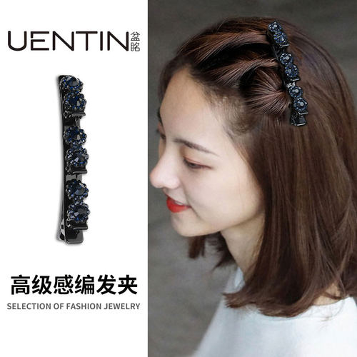 编发发夹女短烫发发卡蓬松发卡