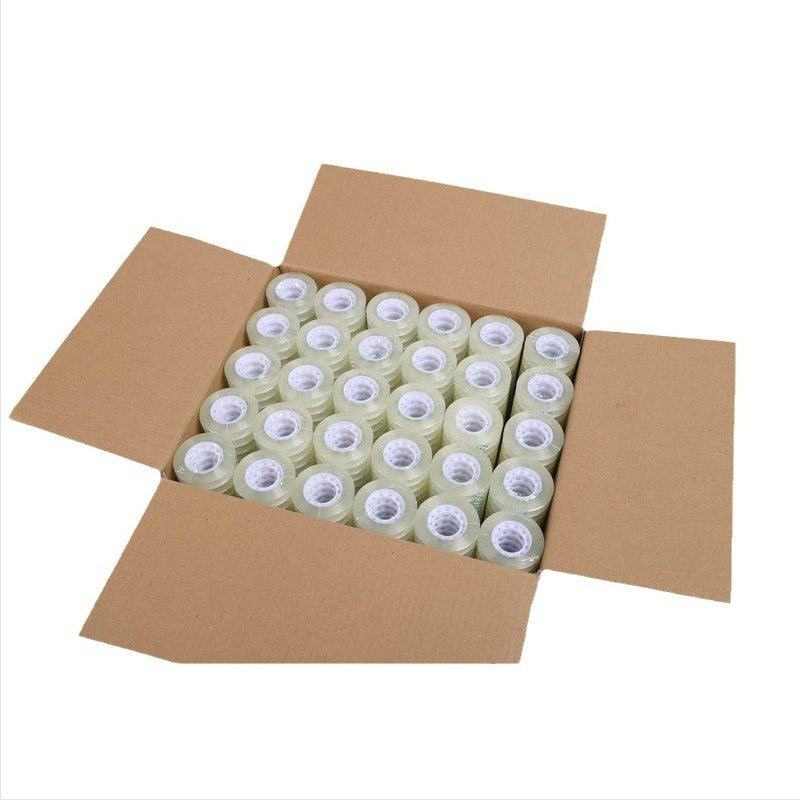 透明文具胶带宽12/1.8cm办公胶带封口小胶带纸封箱扎口胶带纸,包装,包装胶带,淘宝优惠券,粉丝福利购,淘宝优惠卷