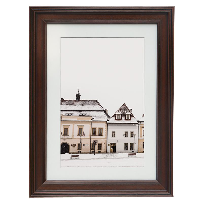 实木大相框挂墙16 20 24 30z 36寸A4像框外框画框装裱定制任意尺