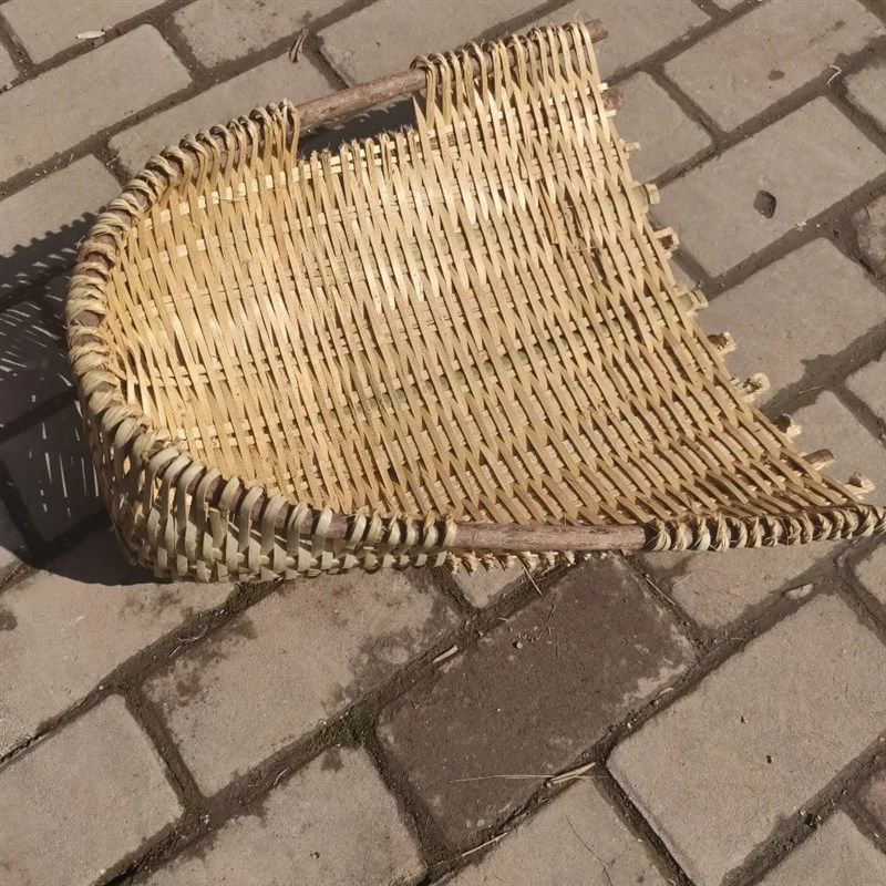清仓竹编箢箕粪箕坑篼畚箕簸箕挑担子筐酒撮箕
