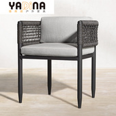 户外桌椅阳台庭院藤编藤椅酒店防水晒露天露台桌椅三件套花园家俱