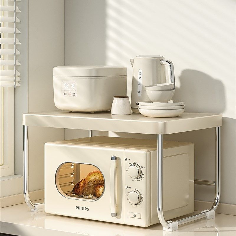 德国JK精工厨房微波炉置物架家用烤箱架子台面桌面电饭煲收纳架子,厨房/烹饪用具,微波炉置物架,淘宝优惠券,粉丝福利购,淘宝优惠卷