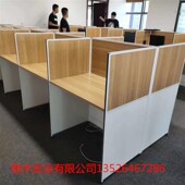 河南郑州办公桌工位一对一课桌培训桌屏风隔断卡位桌一对一辅导桌