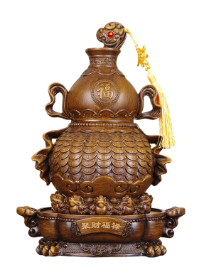 招财存钱罐葫芦摆件储存罐添福纳财聚财福禄中式家居玄关床头装饰