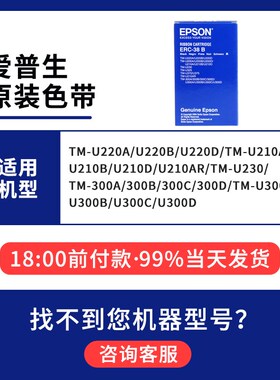 爱普生针式打印机原装ERC-38B色带架TM-U288tB TM-U220B\A\D U200