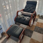 实木摇椅躺椅家用客厅午睡懒人休闲欧式 阳台大人逍遥椅沙发椅