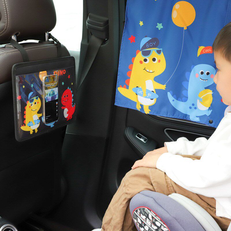 车载后排平板电脑支架汽车内座椅手机架车上ipad头枕后座固定挂袋