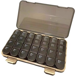 药盒便携式分装一个月一周七天早中晚分类迷你P医用型大药品分装