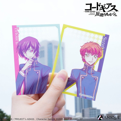 【抄底价】ANIQUE反叛的鲁路修15周年纪念合影卡盲盒 日谷周边
