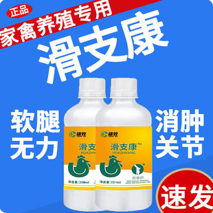 雄牧滑支康养鸡鸭鹅家禽腿软站不起来软脚专用特效软腿瘸康正品药