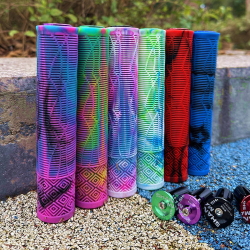 通用自行车把套加长混色防滑软把