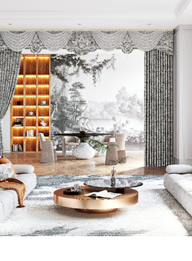 精简时代-Streamline the era 米兰窗帘 丝蒂娜系列 C28116E