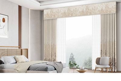 米兰窗帘Q33046米色都市-Beige city