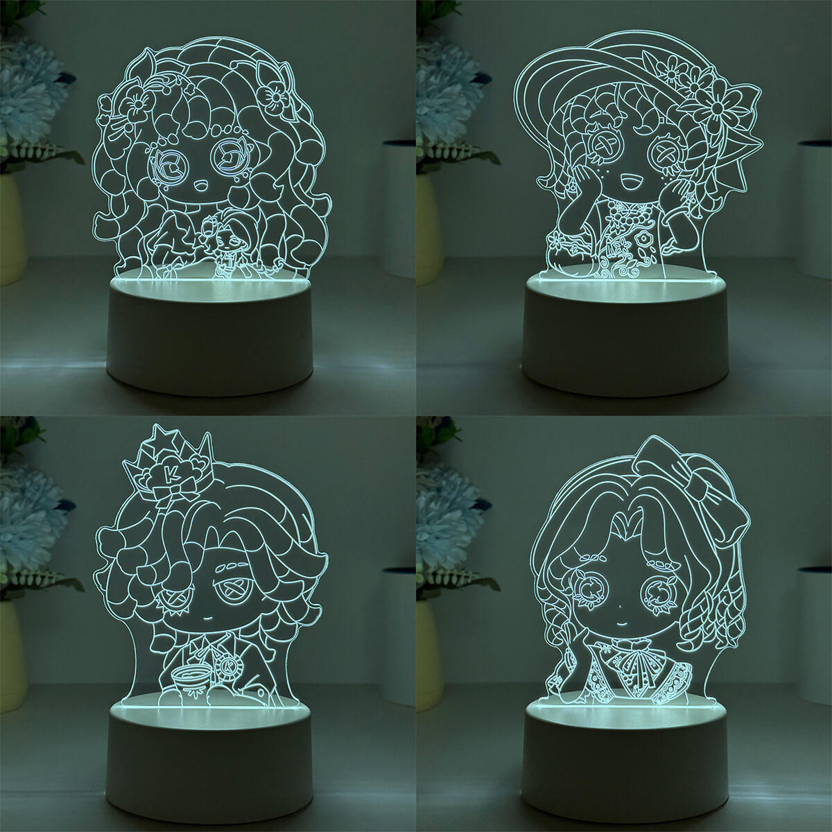 第五人格周边园丁小女孩骑士小夜灯吧唧手办玩偶立牌摆件生日礼物图片