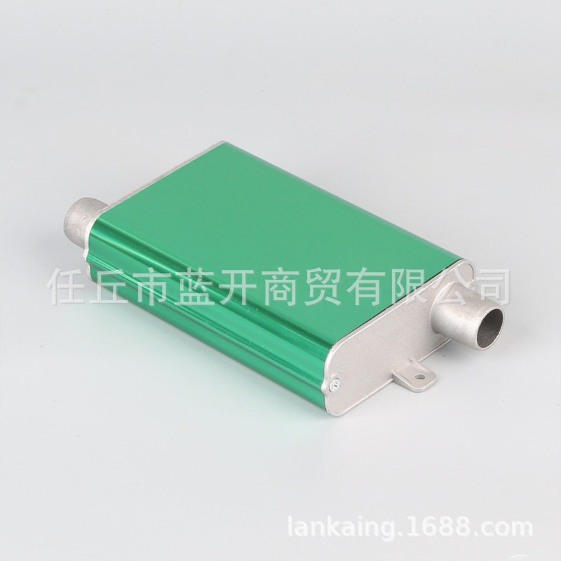 消音器大号铝合金驻车加热器降低尾气噪音减小排气声音尾气管配件