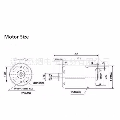 13齿18V电机用于BOSCH GSB18-2-LI GSR18-2-LI马达
