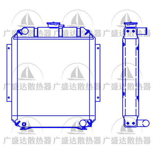 小松Komatsu挖机水箱PC45 PC45-1 PC50UU-2 20T-03-71110
