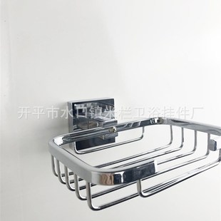 五金挂 方形不锈钢皂篮 酒店工程方形皂篮架 浴室香皂篮 卫浴网篮