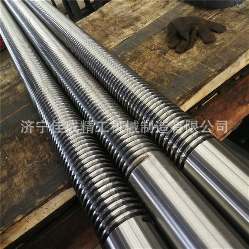 定制大型精密梯形丝杆大直径矩形方牙大导程丝杠Tr70T80T90