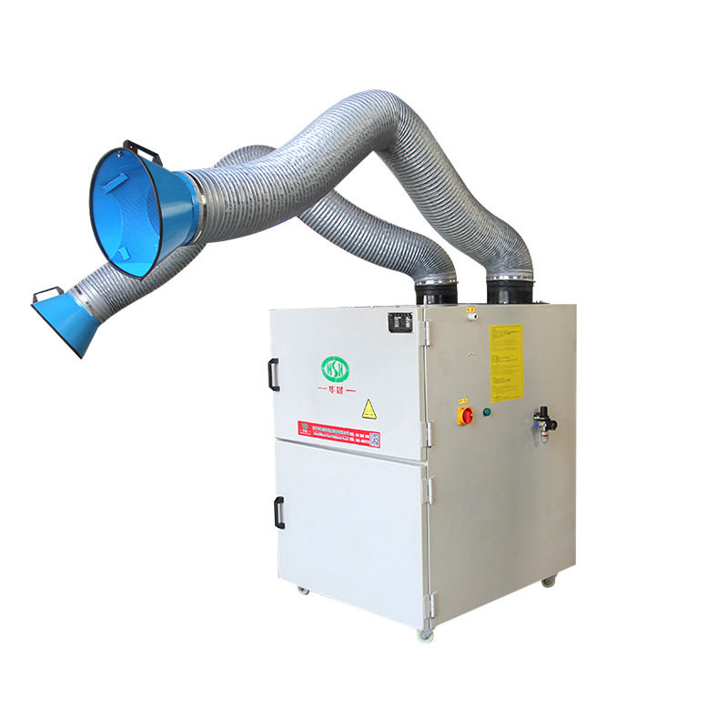 单双工位空气净化设备手动自动焊接烟气厂家直供移动式焊烟净化器