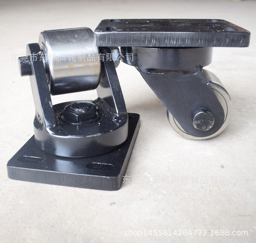 厂家直销4 5 8 10寸钢制脚轮重型轨道轮万向轮子定向轮来图来样做