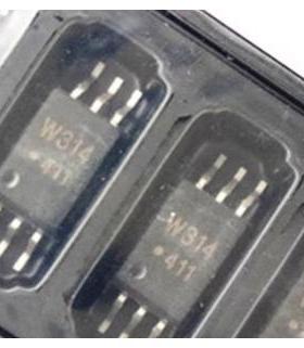 黑色光耦W314 ACPL-W314 SOP-6/贴片