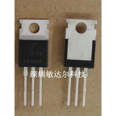 可直拍 三端稳压管 KA7909 KA7909TU TO-220 FSC 仙童全新原装
