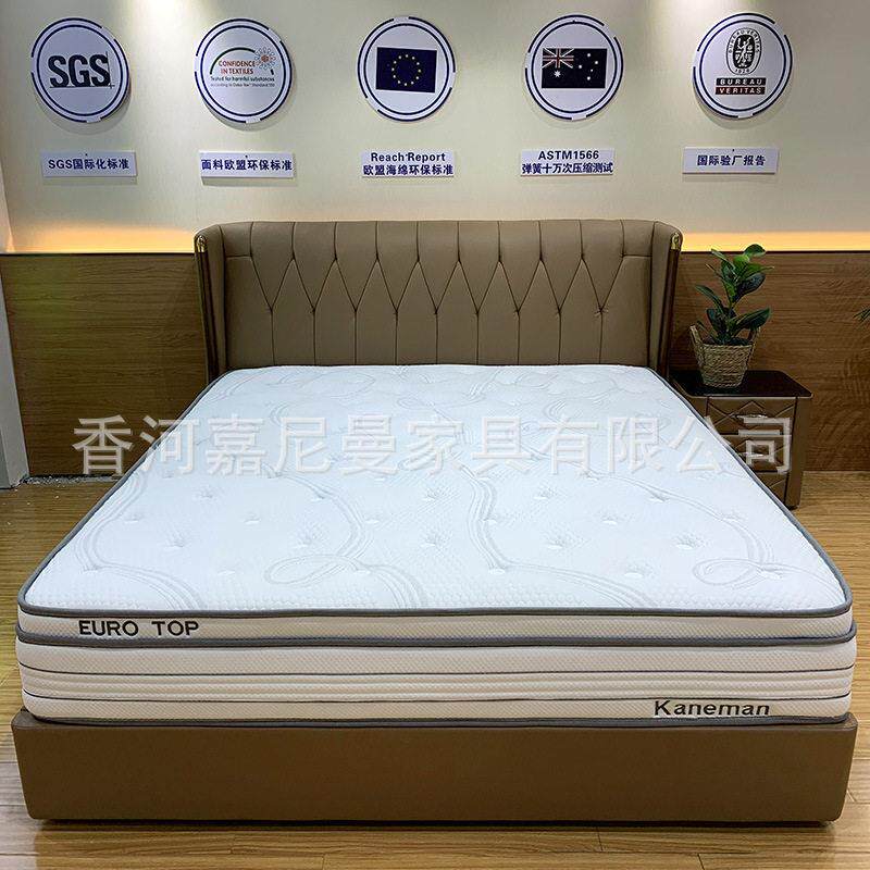 厂家热销乳胶零压新款独立簧床垫星级酒店出口货源盒装独立袋装