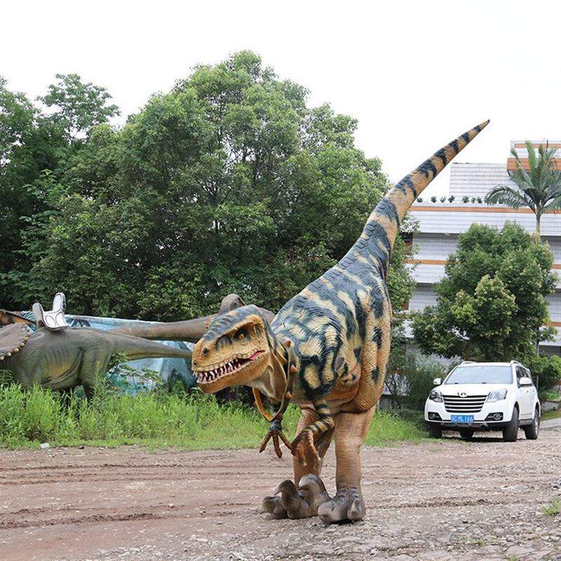 大型仿真恐龙侏罗纪舞台道具机械电动表演服儿童乐园道具