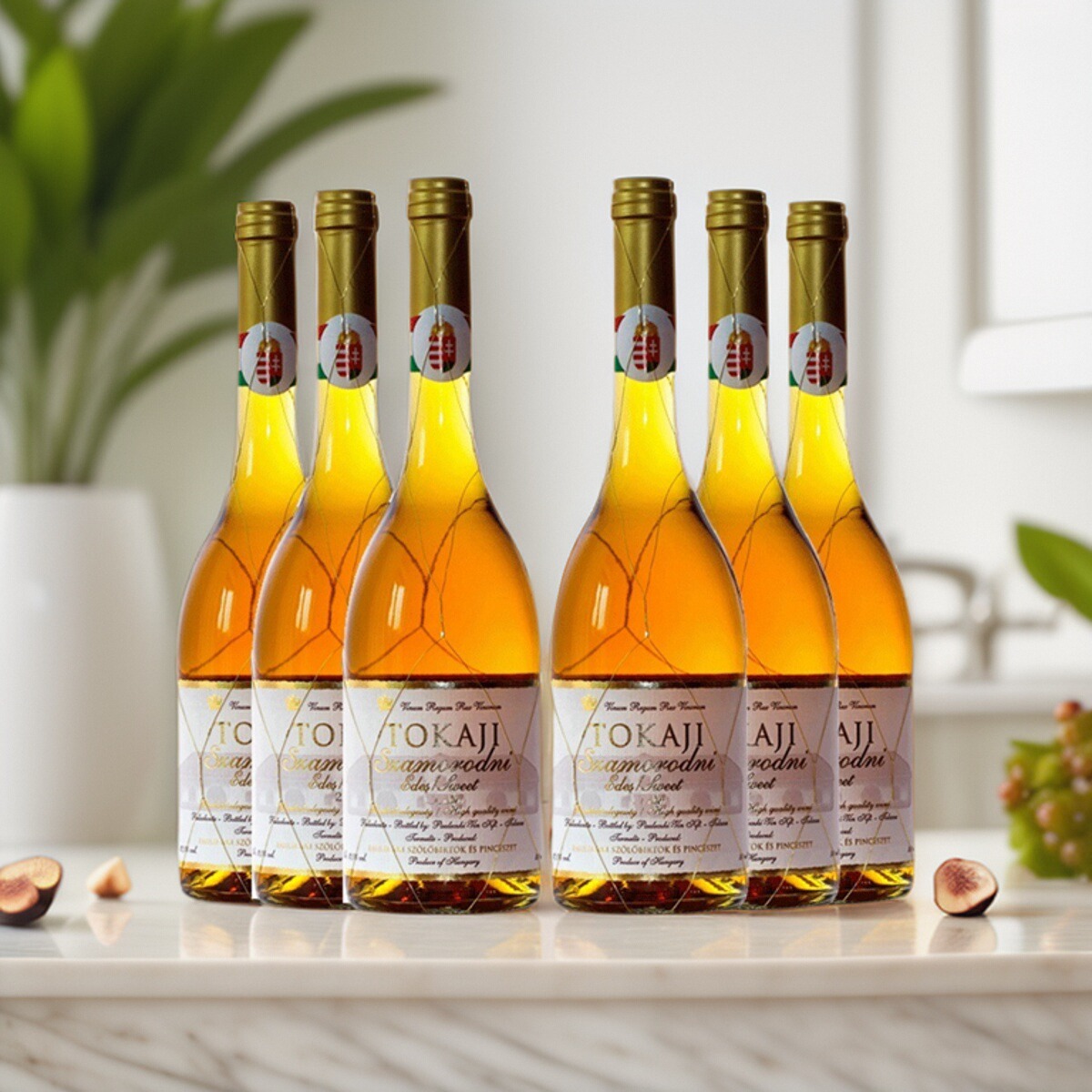 匈牙利进口红酒托卡伊Tokaji金线萨摩贵腐甜白葡萄酒500ml*6瓶装