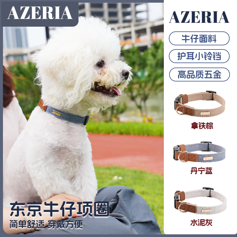 AZERIA狗狗项圈防丢失铭牌狗圈