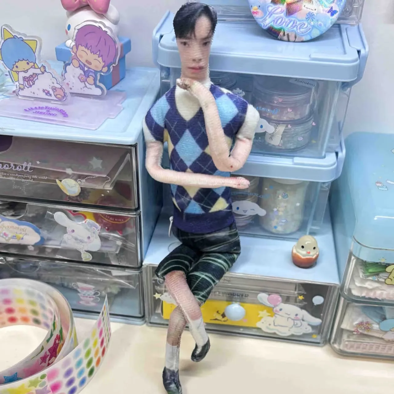 得能勇志yushi四肢分离铁丝骨架