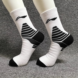 李宁cba全明星篮球袜子男中高筒球员版球袜毛巾底实战精英袜长袜