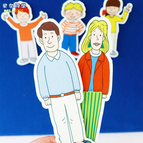 牛津树绘本围裙剧道具毛毡教具