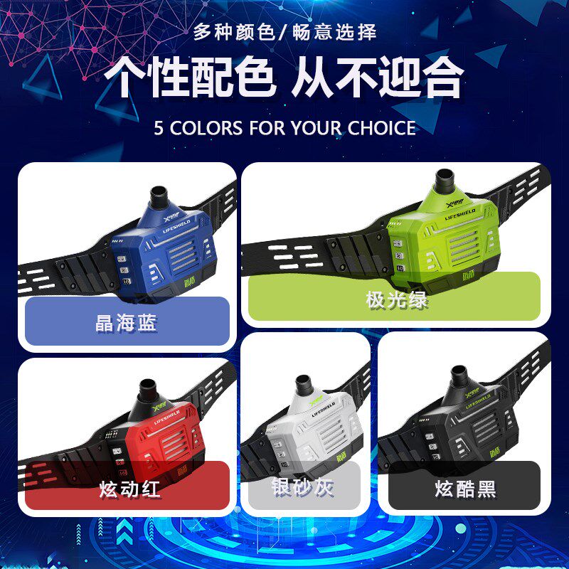 热销X100e电动送风过滤式呼吸器 电焊/喷漆/化工/隧道/打磨/煤矿