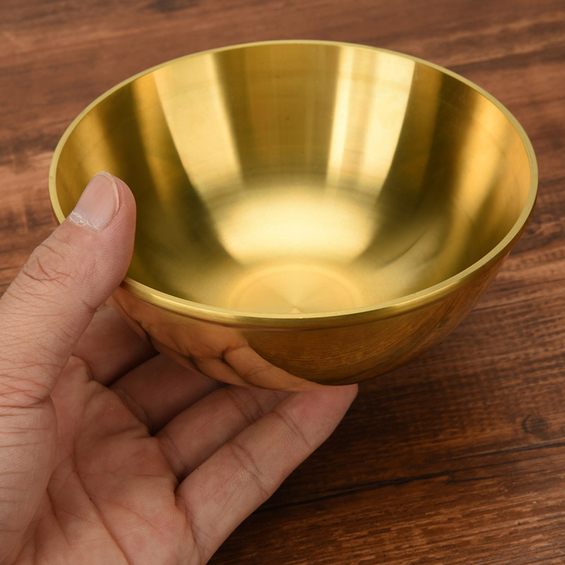 热销瑞象 供佛碗纯铜碗供佛供A水碗斋菜碗小号佛前供具佛堂用品