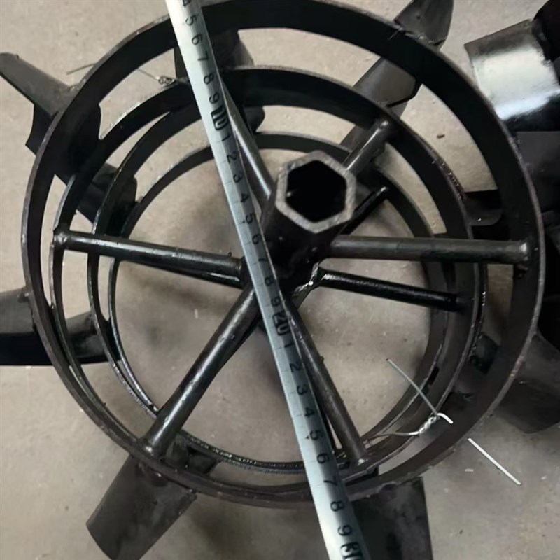 热销小型耕耘机爬行m防滑铁轮行走轮防悬轮尺寸多选通用型加宽加