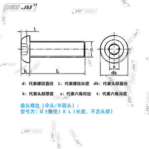 NIUJU钛合金螺丝TC4 Ti修补件